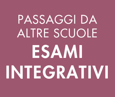 Circolare 011 Esami integrativi - Calendario